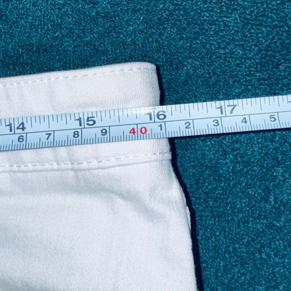 Kut from the Kloth Denim Shorts Womens 10 White Frayed Hem Excellent - Picture 7 of 10